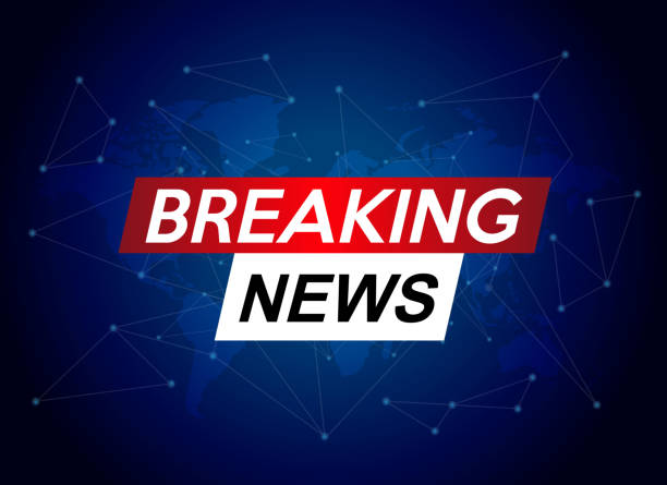Breaking news. World news with map backgorund. Breaking news. World news with map backgorund. Breaking news TV concept. Vector stock. breaking news stock pictures, royalty-free photos & images