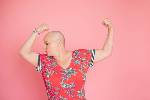 Breast Cancer Surviver stock photo