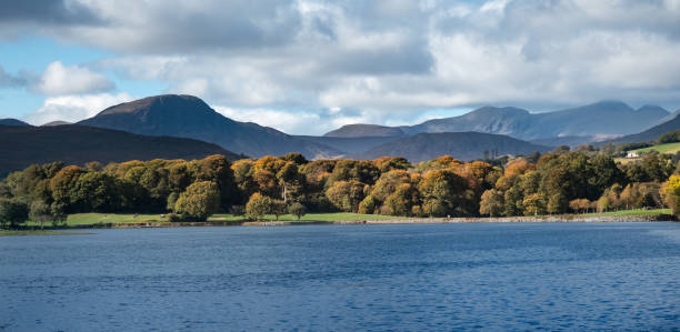 Breathtaking fall view of the Kenmare Bay from Sheen Falls, Kenmare, County Kerry, Ireland Breathtaking fall view of the Kenmare Bay from Sheen Falls, Kenmare, County Kerry, Ireland yew lake stock pictures, royalty-free photos & images