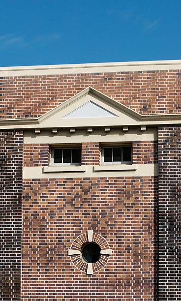 Brick face Brick wall defines a face stetner stock pictures, royalty-free photos & images