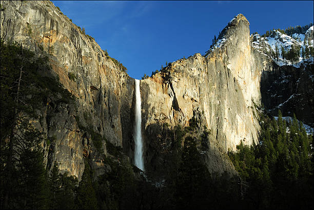 Bridalveil Falls Yosemite stock photo
