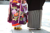 花嫁と花婿の日本の伝統的なウェディング
