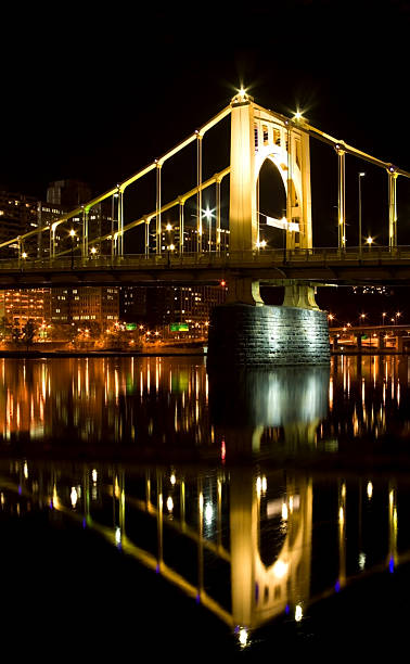 Bridge Reflection stock photo