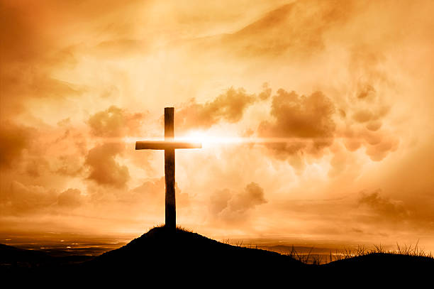 Bringing Life Out Of Darkness  good friday stock pictures, royalty-free photos & images