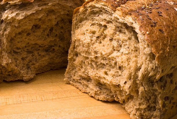 Broken Bread stock photo
