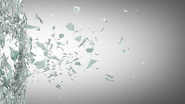 broken glass background broken glass background. High resolution 3d render destruction stock pictures, royalty-free photos & images
