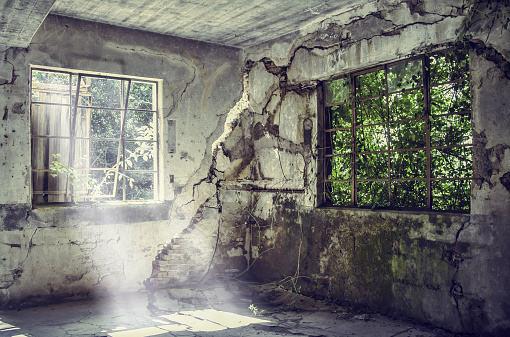 Old room in ruins