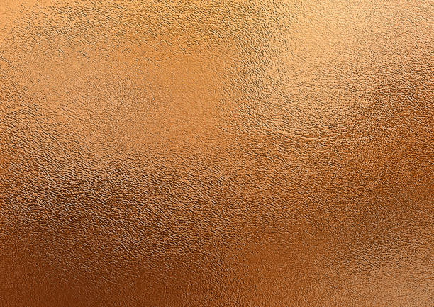 fondo de bronce. textura decorativa metálica - copper texture fotografías e imágenes de stock