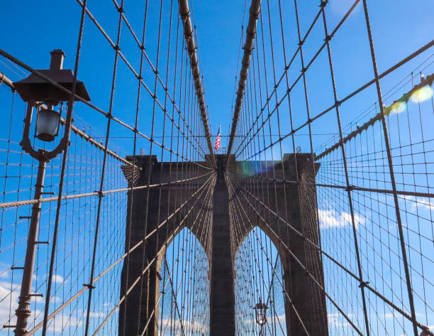 Brooklyn Bridge-New York-2020 stock photo