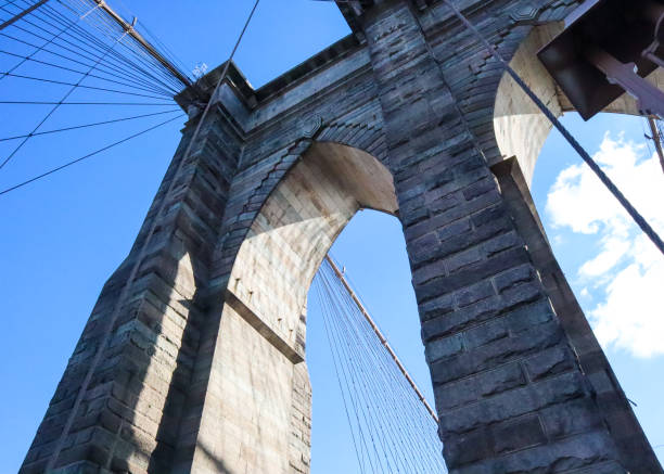 Brooklyn Bridge-New York-2020 stock photo