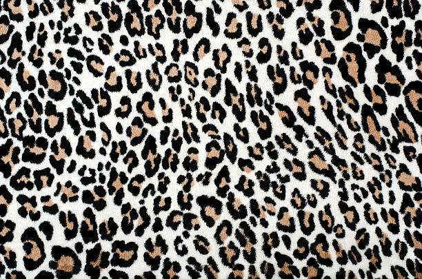 Brown and black leopard pattern. stock photo