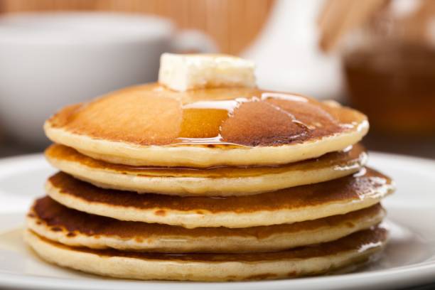 brunch  - pancake foto e immagini stock