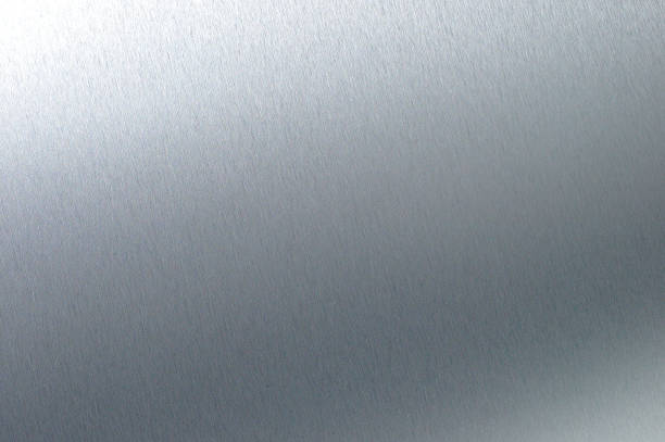 Brushed metal texture background stock photo