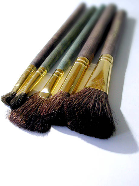 Brushes stock photo