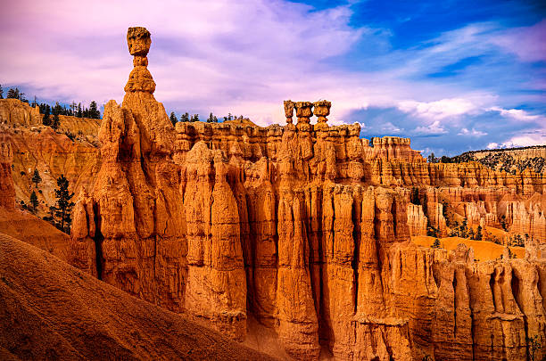 Bryce Canyon National Park sunset. Bryce Canyon National Park sunset. bryce canyon stock pictures, royalty-free photos & images