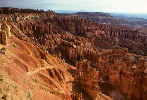 Bryce Canyon National Park - Sunset Point Looking North - 1975. Scanned from Kodachrome 25 slide.