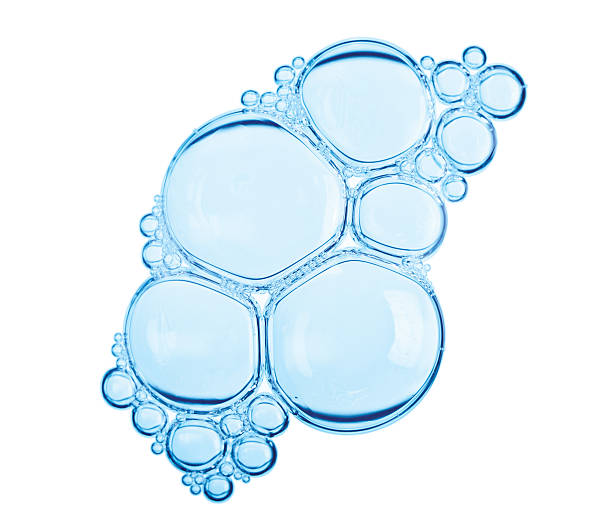 Bubbles with Clipping Path Bubbles with Clipping Path foam material stock pictures, royalty-free photos & images