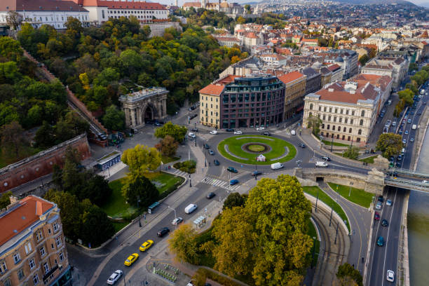Budapest capitol city stock photo