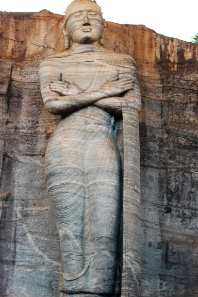 Imagini pentru Sri Lanka, Polonnaruwa, der liegende Buddha von Gal Vihara