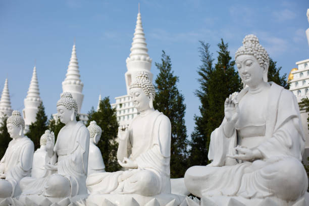 Buddhist sculpture stock photo