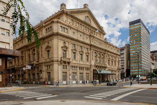 Buenos Aires, Argentina, "Colon" theater. stock photo