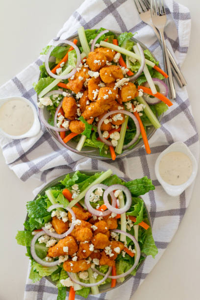 Buffalo Chicken Salad stock photo