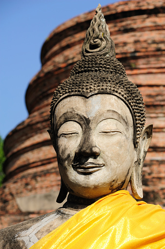 Buddha image in Ayuthaya ,Thailand