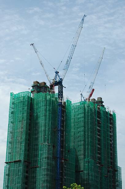 Building construction stock photo