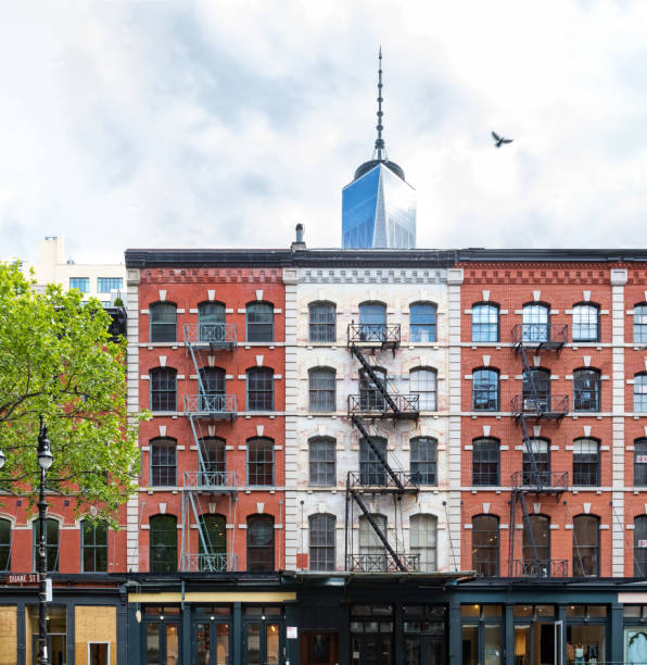 Buildings in Tribeca, New York City NYC stock photo