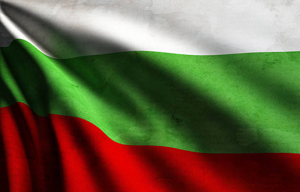 Bulgaria Flag stock photo