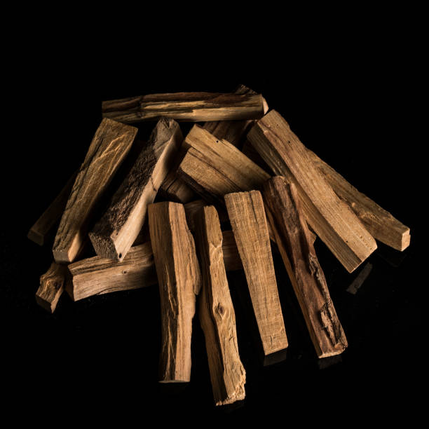 A bunch of wood stock photo