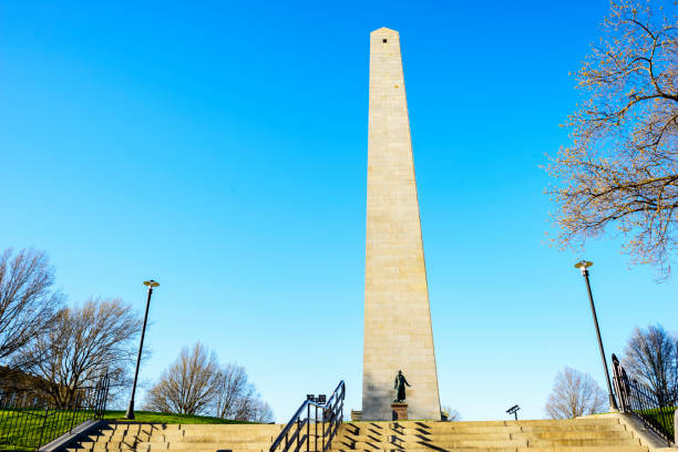Bunker Hill Monument stock photo