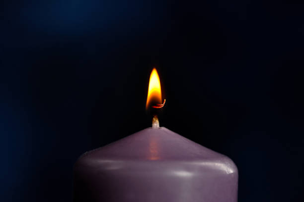 Purple Candle Stock Photos, Pictures & Royalty-Free Images - iStock