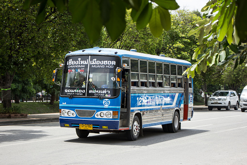 Bus route Chiangmai and hod distric, Budget fan bus. 