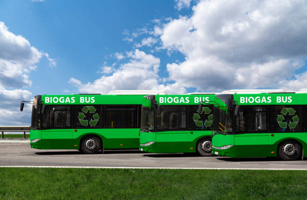 バイオガスを搭載したバス - 脱炭素 ストックフォトと画像