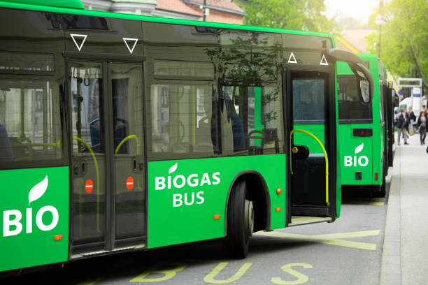 バイオガスを搭載したバス - 脱炭素 ストックフォトと画像