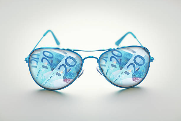 business concept with glasses stock photo