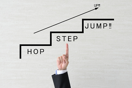 Business Concepts Hop Step Jump Stock Photo Download Image Now Istock
