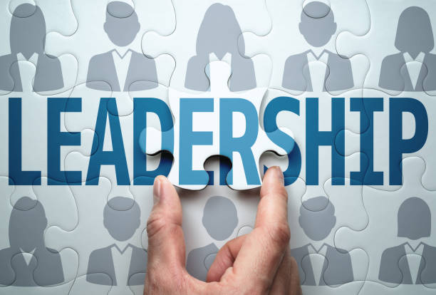 business leadership concept. bouwteam en het uitvoeren van oplossing. - leader stockfoto's en -beelden