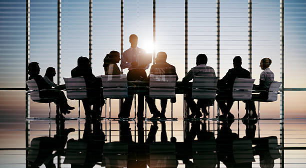 Business People Meeting Discussion Communication Concept Business People Meeting Discussion Communication Concept board room stock pictures, royalty-free photos & images