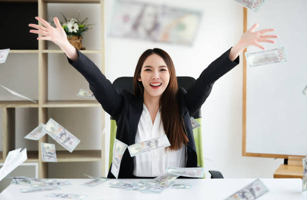 business women hug money on office her, concept for success business and 
Financial freedom. business women hug money on office her, concept for success business and  Financial freedom. financial freedom stock pictures, royalty-free photos & images