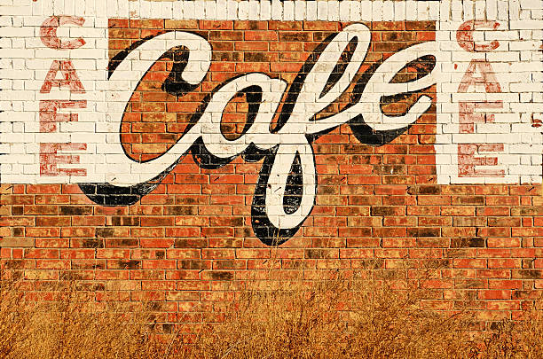 Cafe Wall stock photo