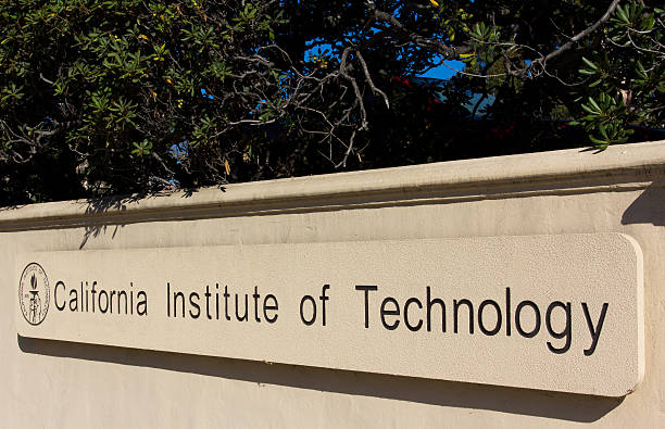 Caltech Entrance Sign stock photo