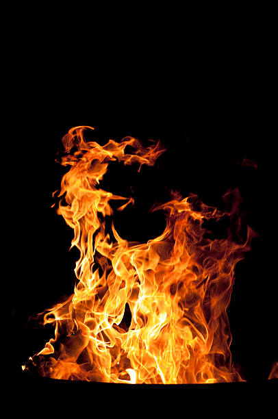 campfire - branden stockfoto's en -beelden