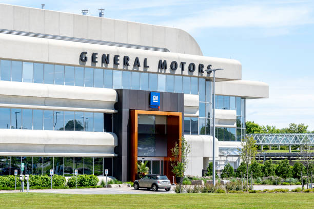 GM Canada Technical Centre campus in Markham, Ontario, Canada. stock photo