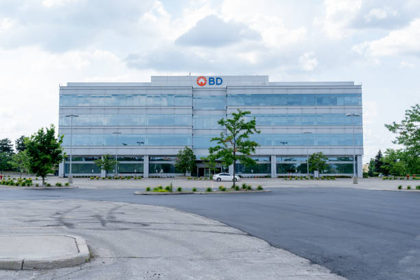 BD Canada's head office building in Mississauga, On, Canada. stock photo