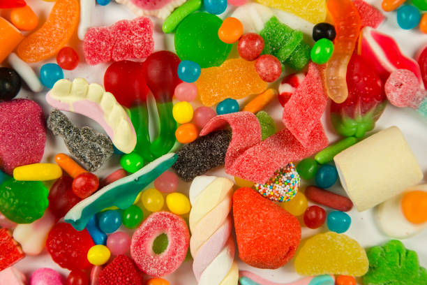candies and sweets collection of candies and sweets pick and mix stock pictures, royalty-free photos & images