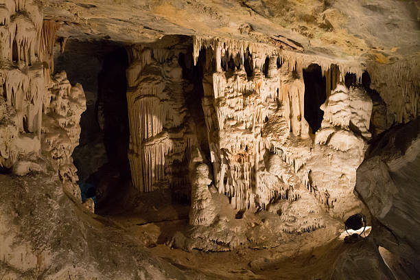 cango caves in oudtshoorn south africa. african landmark - cango stockfoto's en -beelden