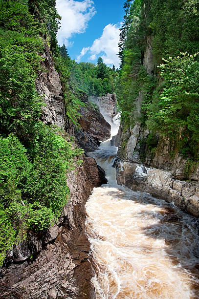 Canyon Ste-Anne, Quebec, Canada stock photo