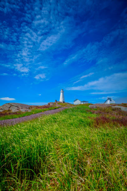 Cape Spear Lighthouse Newfoundland stock photo